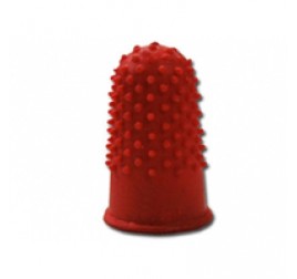 DEDO GOMA Nº12 C/PERFORACION ROJO (X1)
